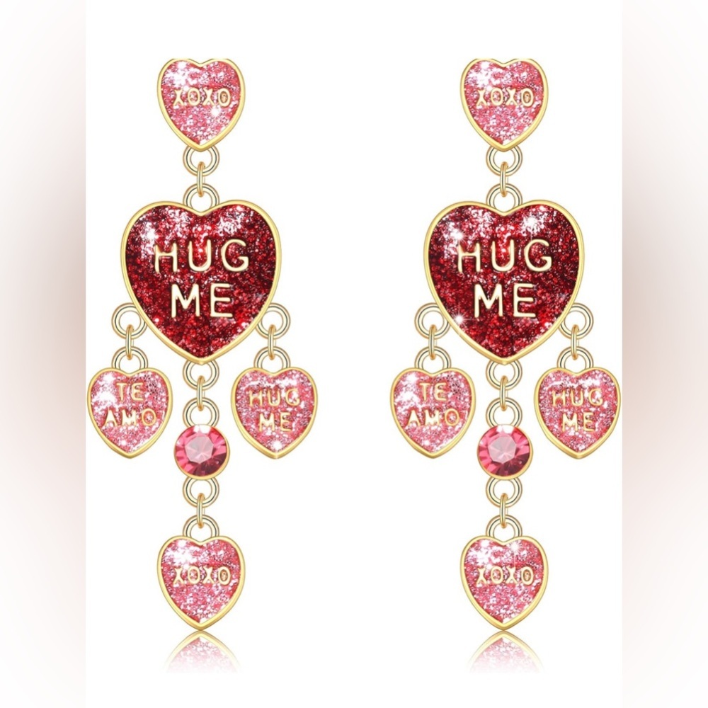 Chandelier Heart Earrings